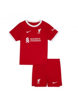 Liverpool Replika Hemmakläder Barn 2023-24 Kortärmad (+ byxor)
